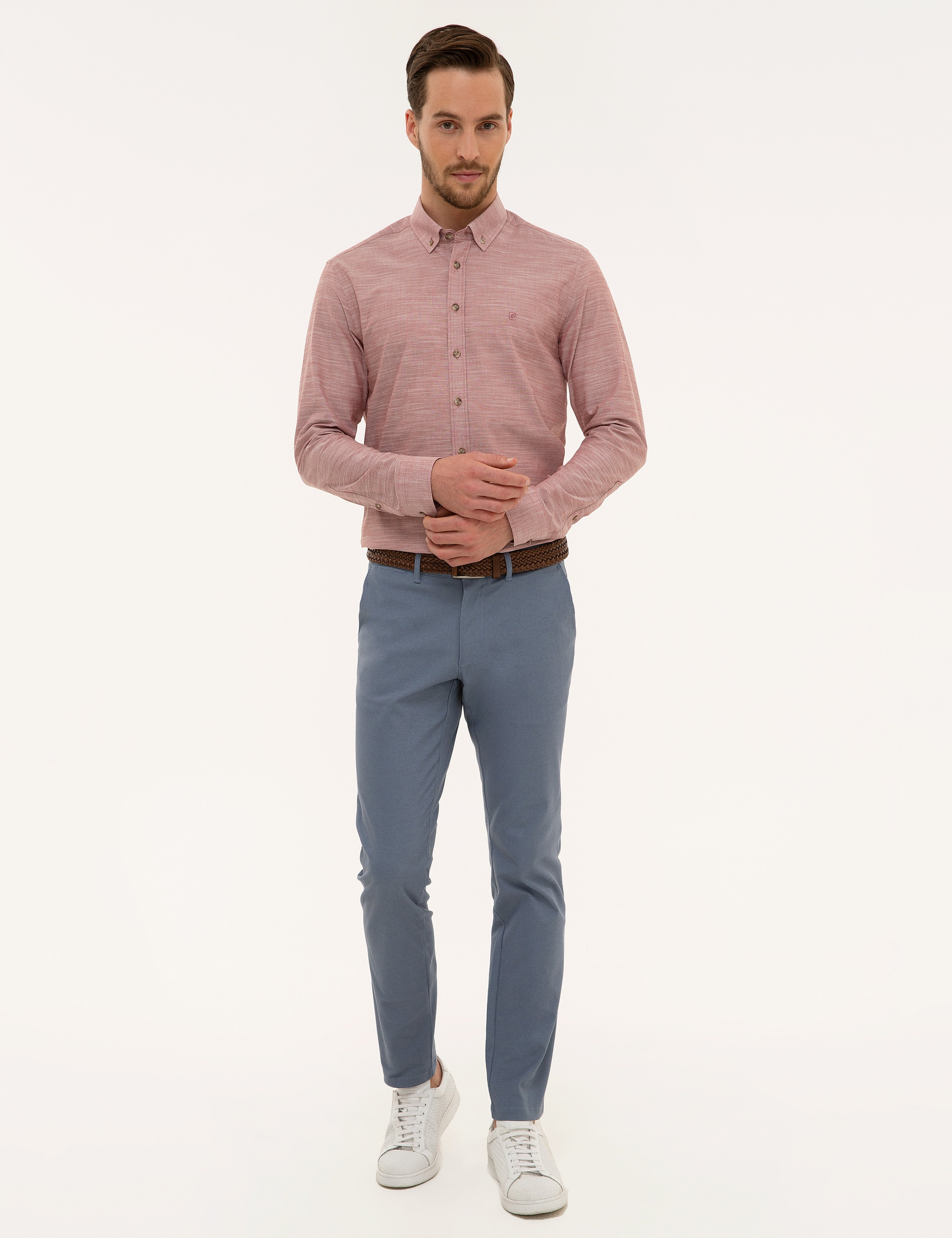 Kiremit Slim Fit Gömlek - Image 4