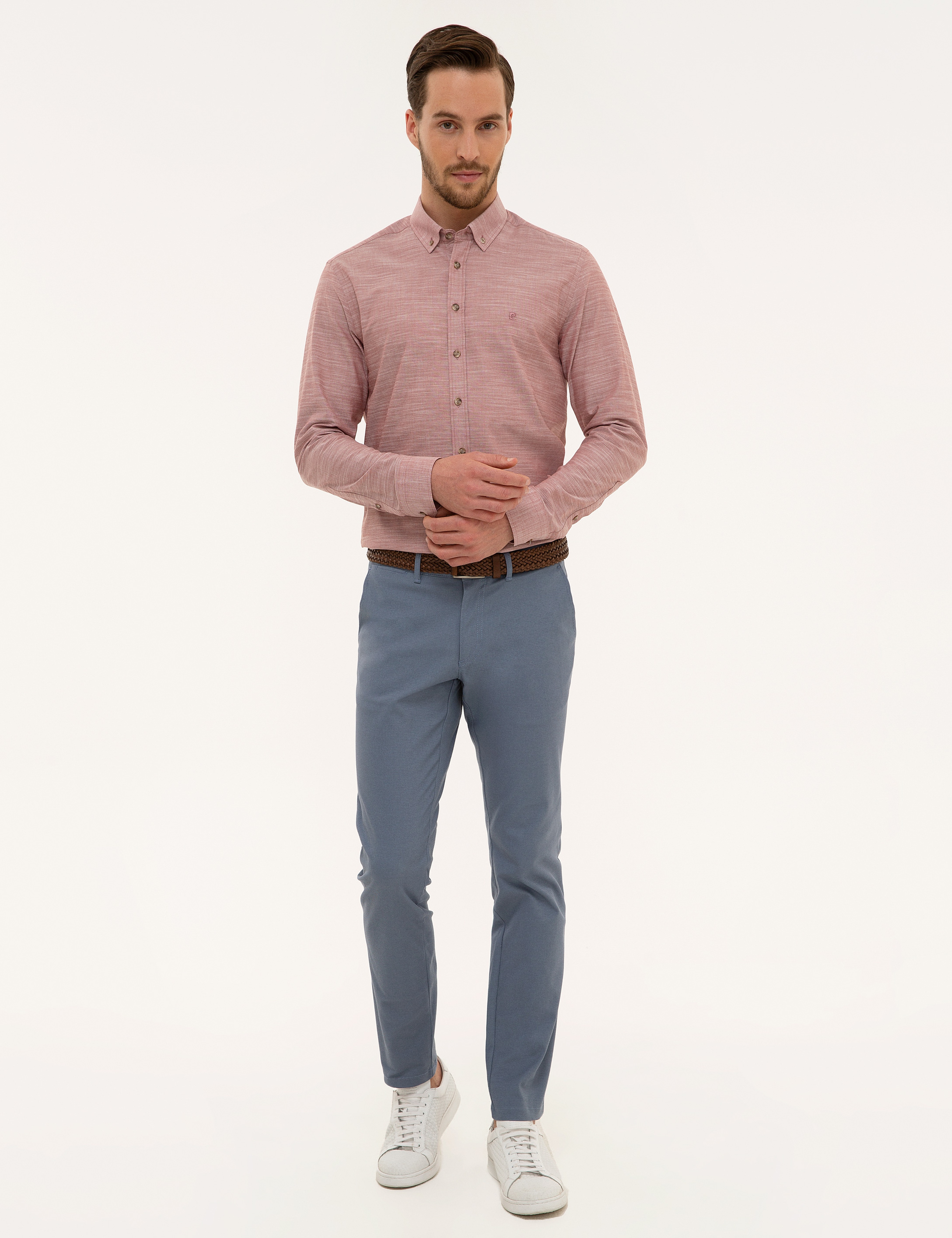 Kiremit Slim Fit Gömlek