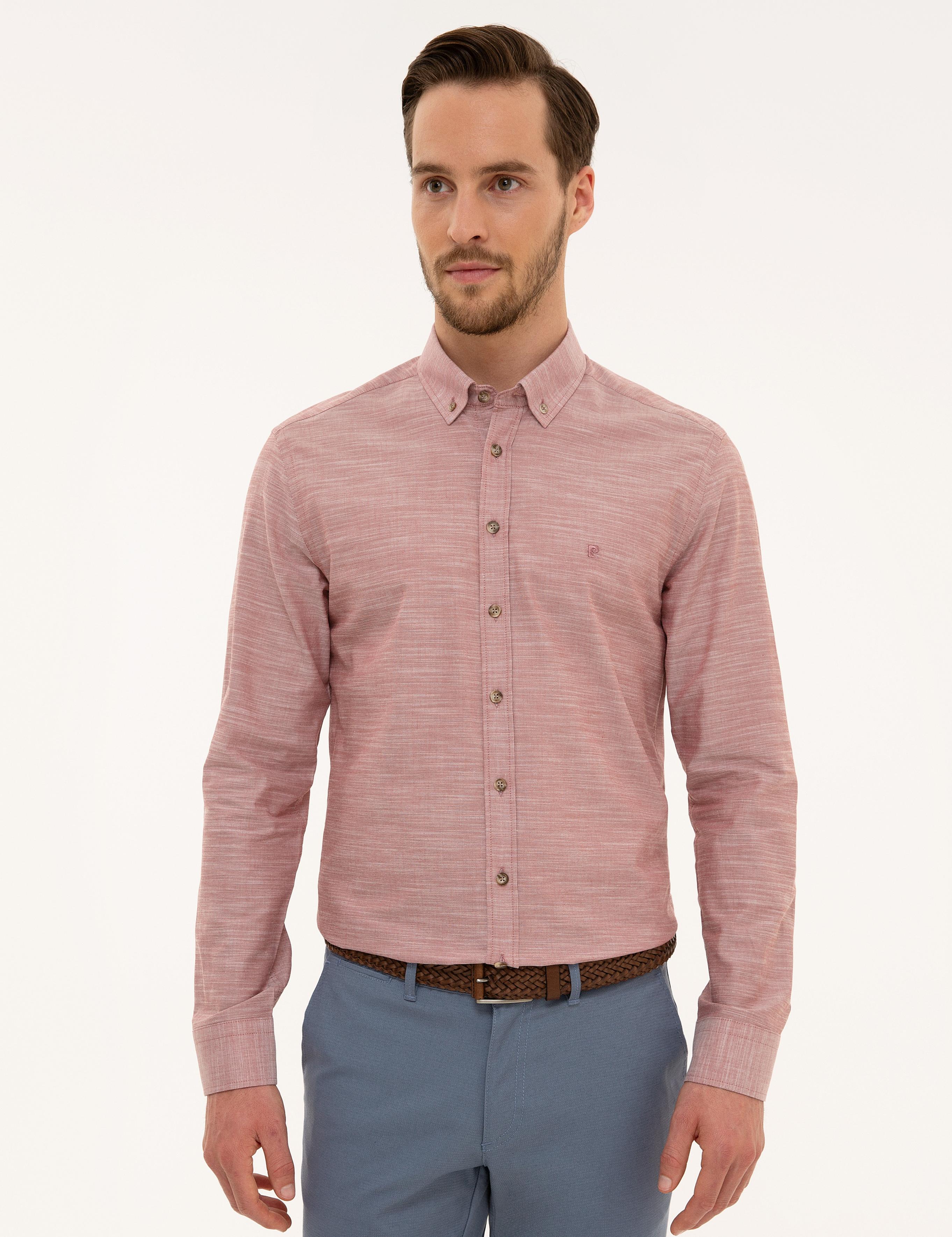 Kiremit Slim Fit Gömlek