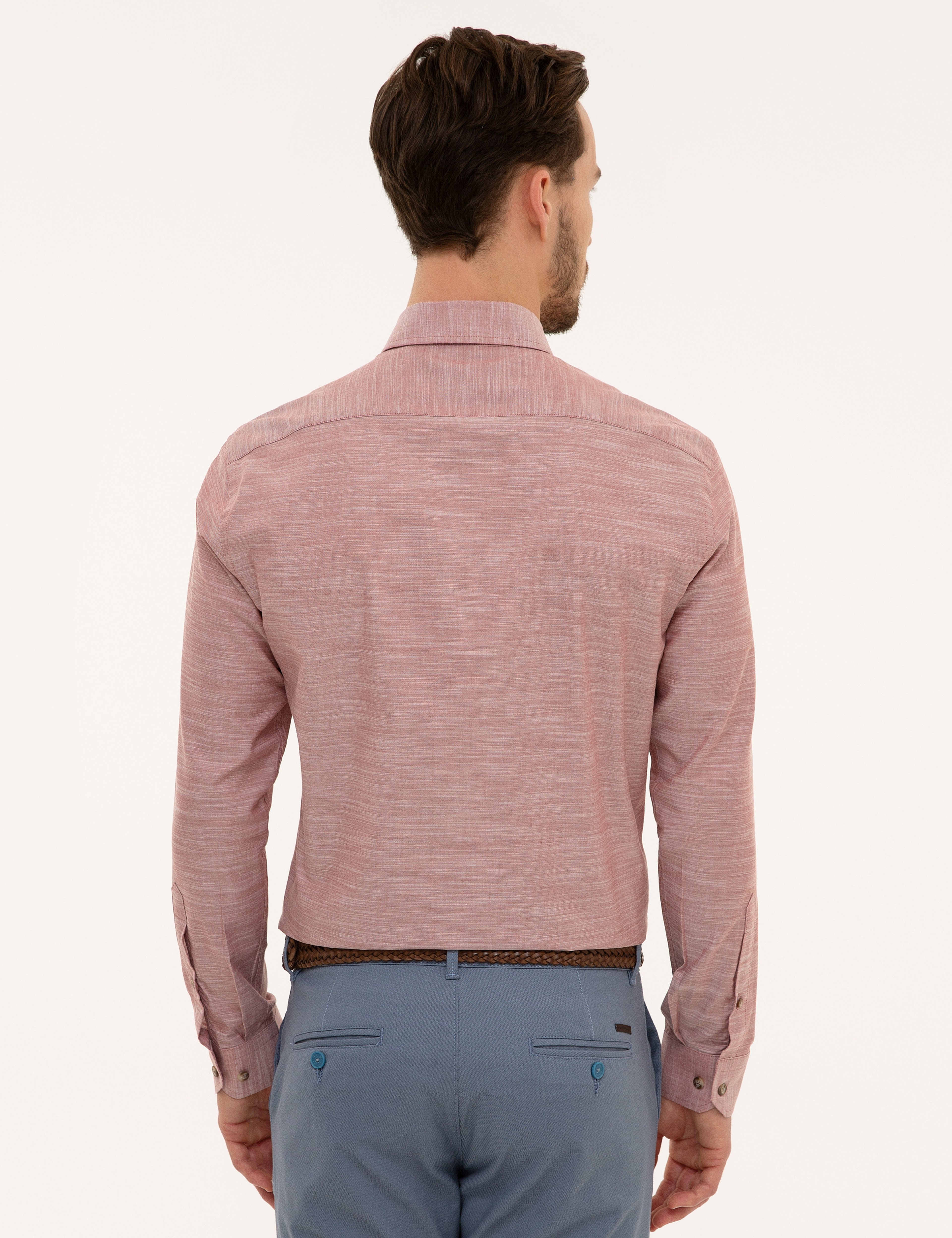 Kiremit Slim Fit Gömlek - Image 3