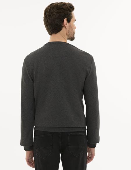 Antrasit Melanj Standart Fit Sweatshirt - 50228193022