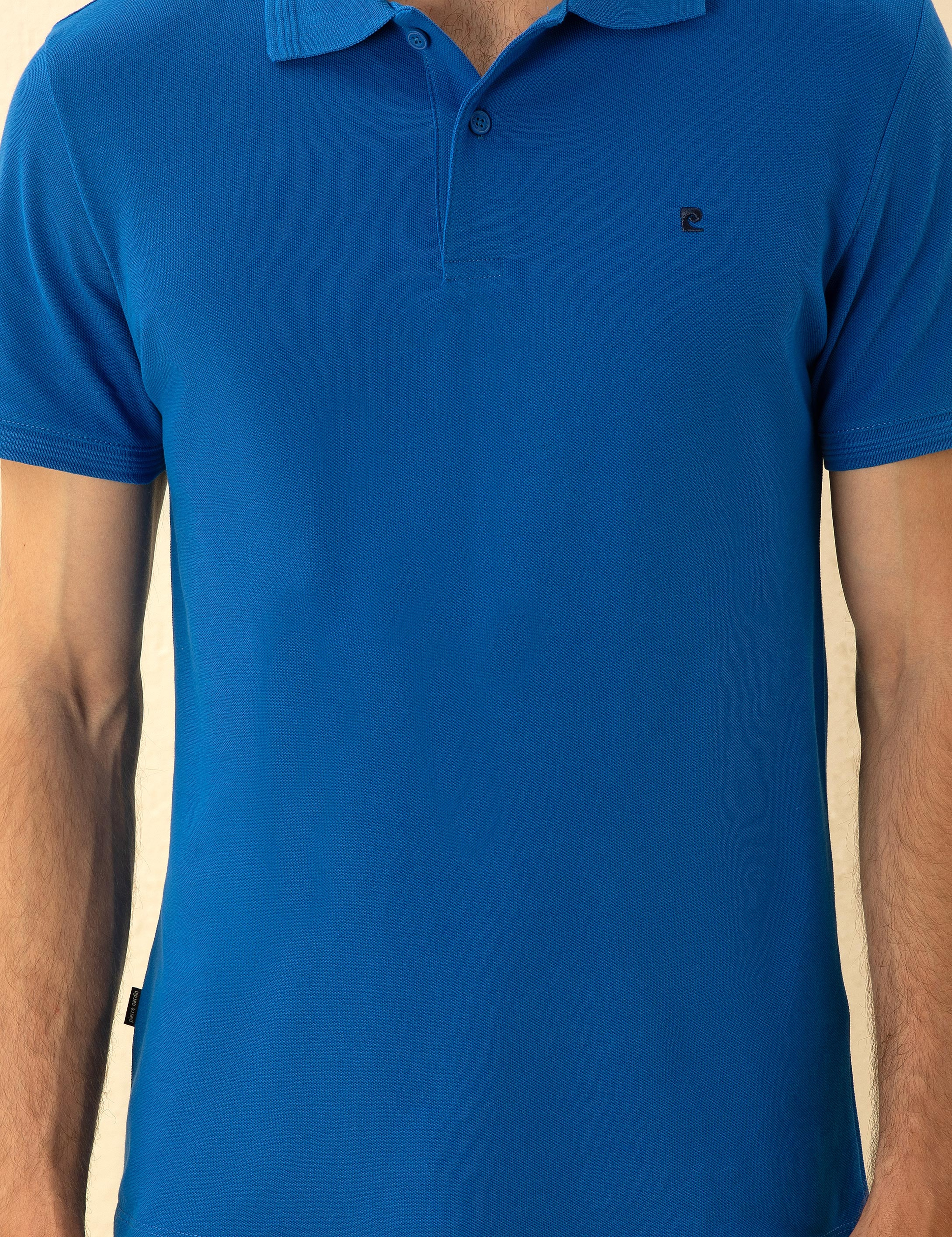 Sax Slim Fit %100 Pamuk Düğmeli Polo Yaka Basic Tişört - Image 6