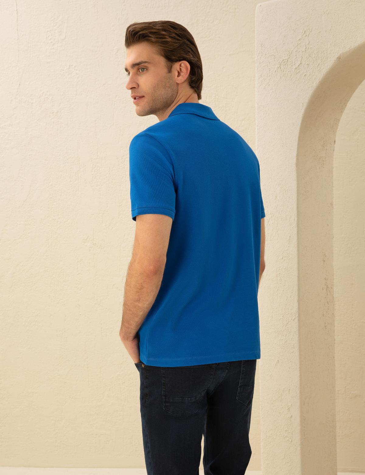 Saks Slim Fit Basic Tişört - 50291625119