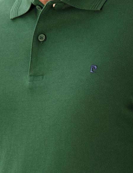 Koyu Yeşil Slim Fit Basic Tişört - 50291625163