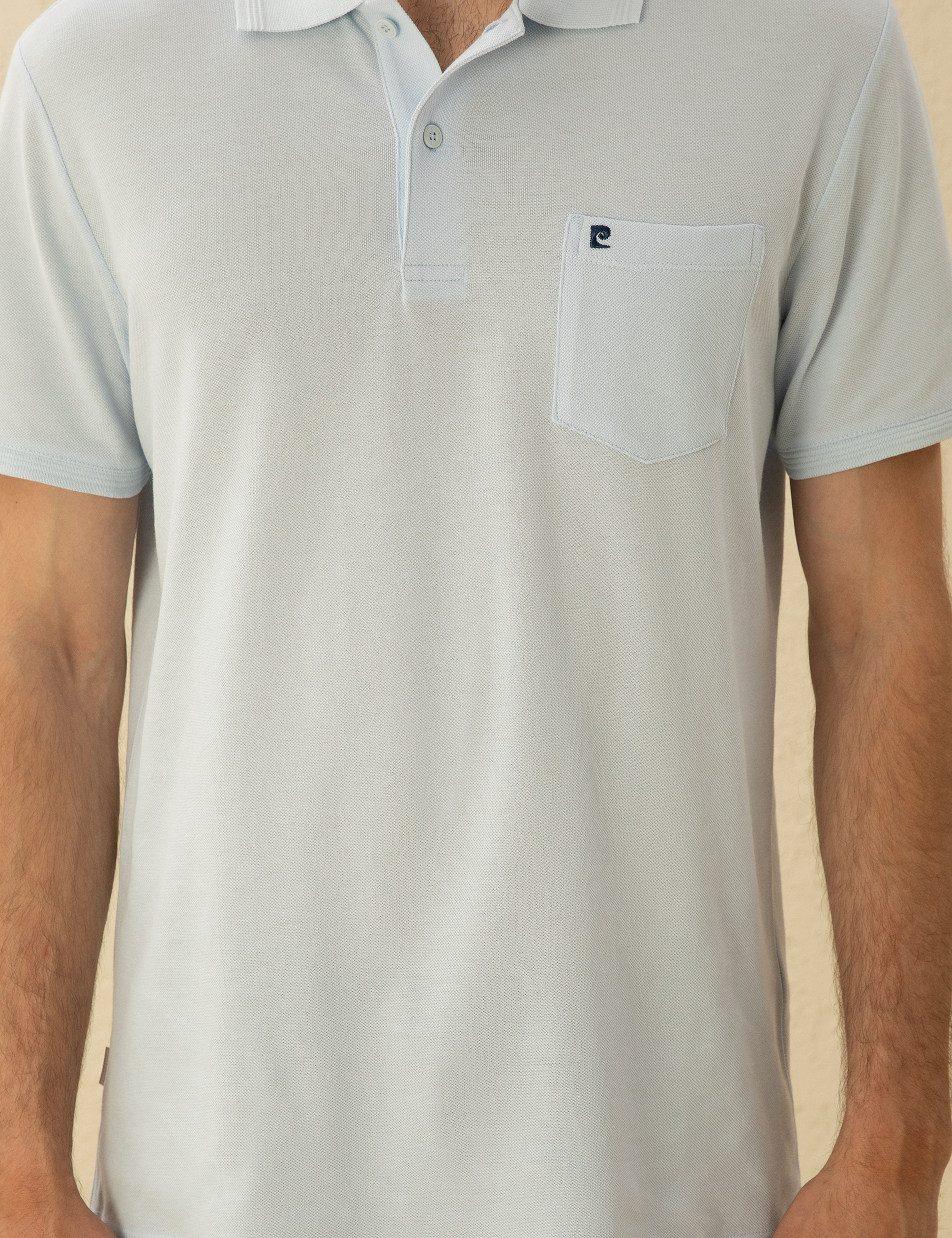 Açık Mavi Regular Fit Basic Tişört - Image 6
