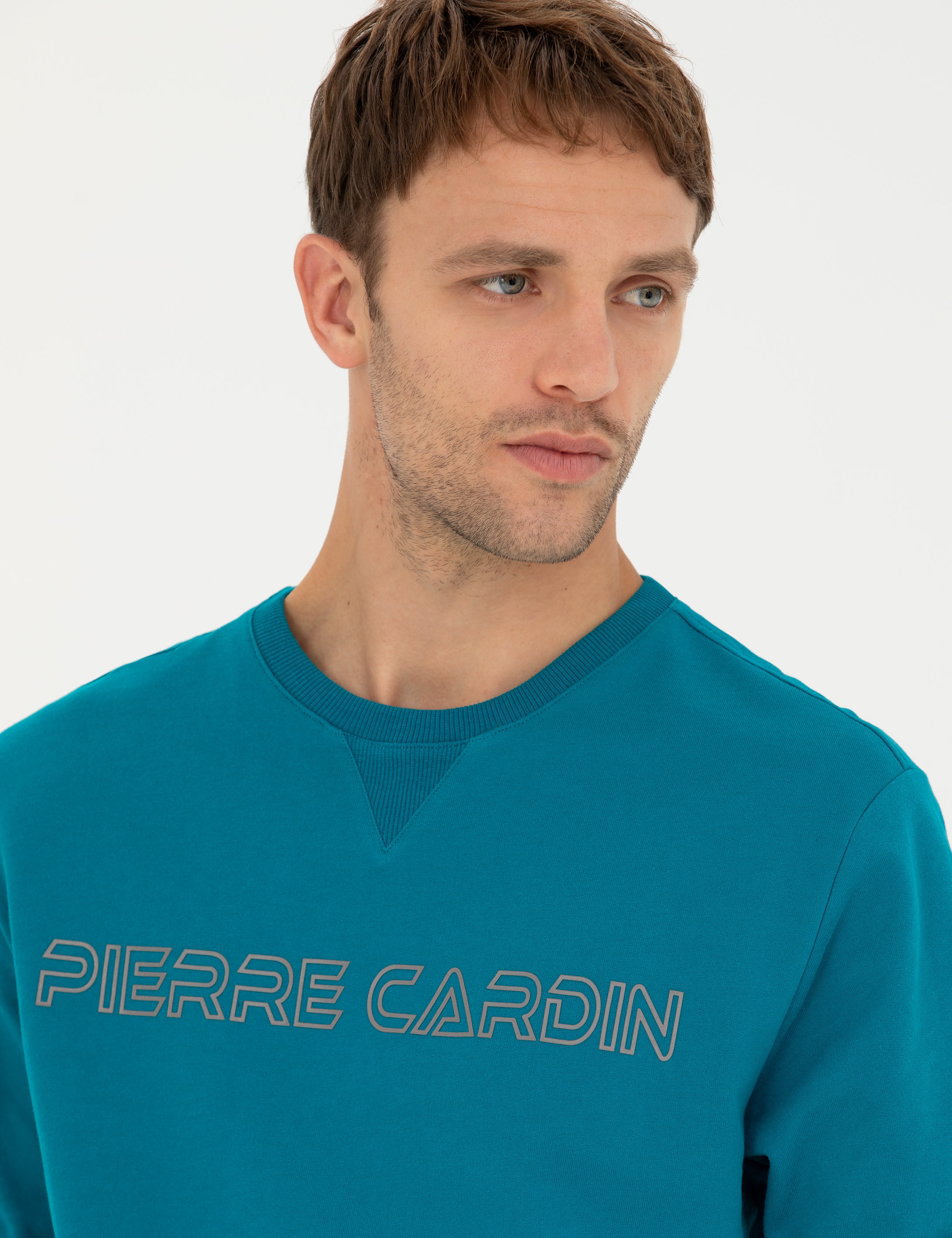 Zümrüt 2 İplik Regular Fit İçi %100 Pamuk Sweatshirt - Image 2