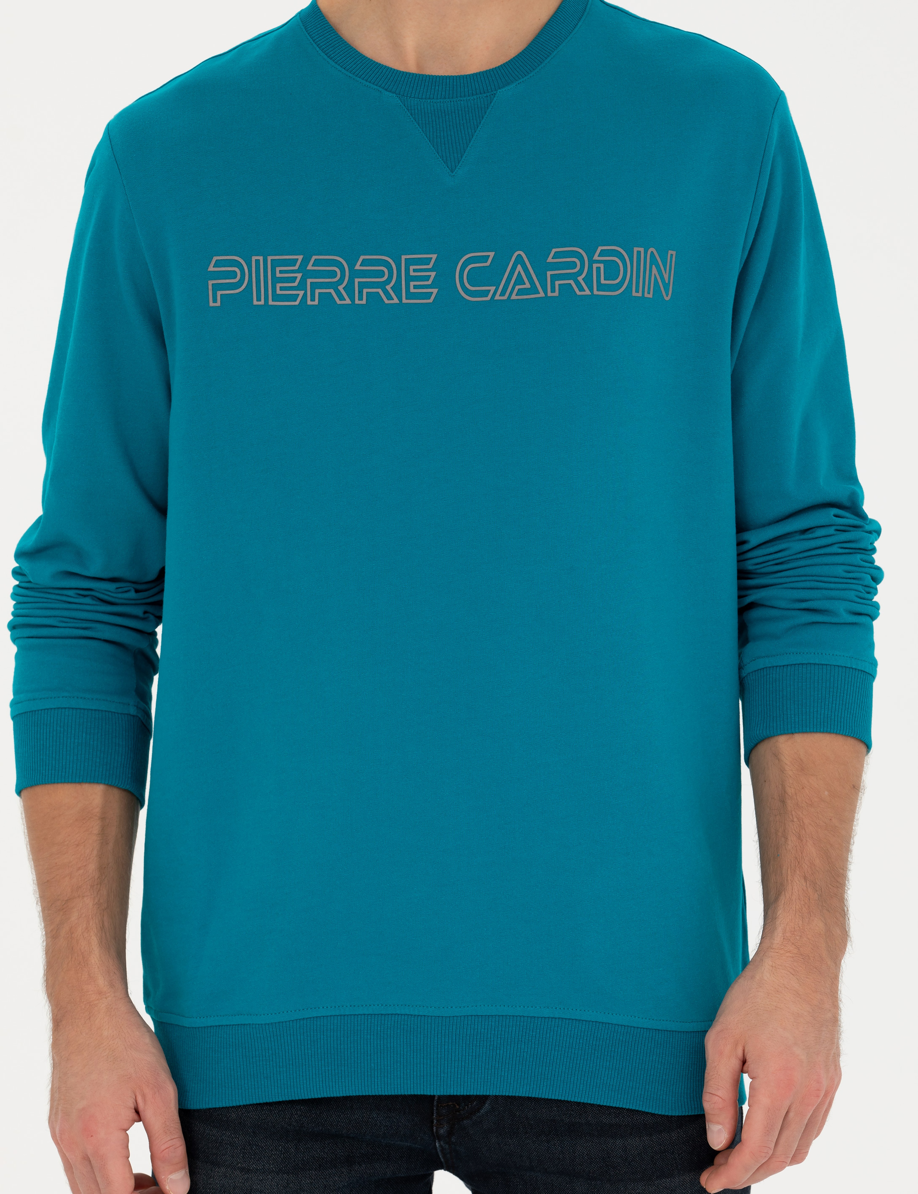Zümrüt 2 İplik Regular Fit İçi %100 Pamuk Sweatshirt - Image 6