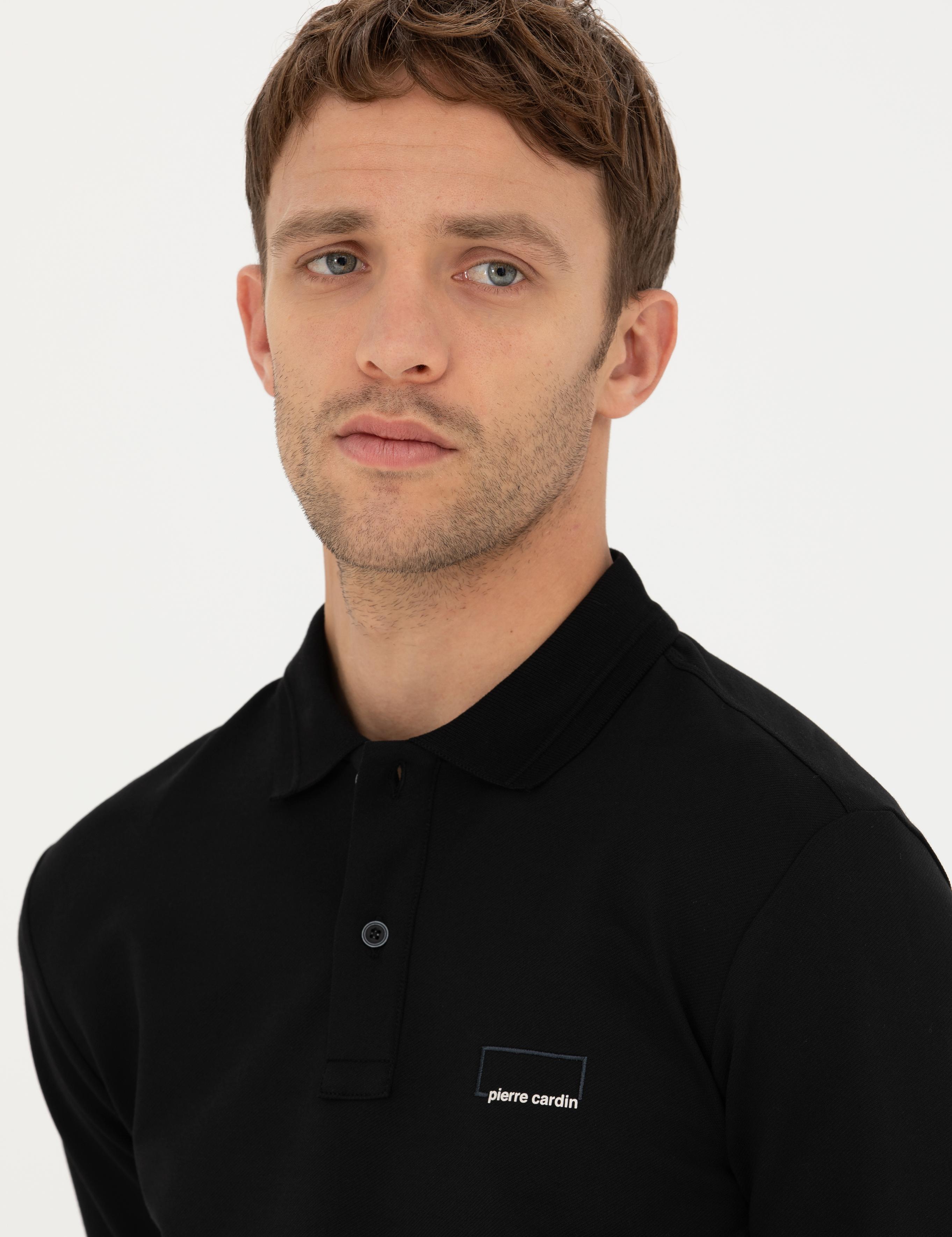 Siyah Slim Fit Sweatshirt