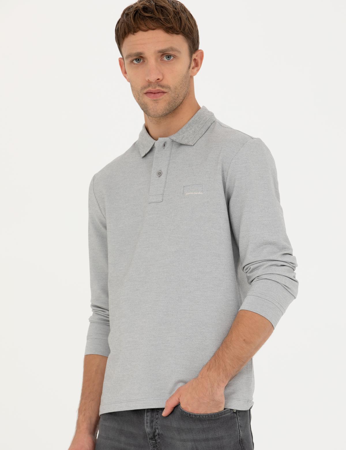 Gri Melanj Slim Fit Sweatshirt - 50279558028