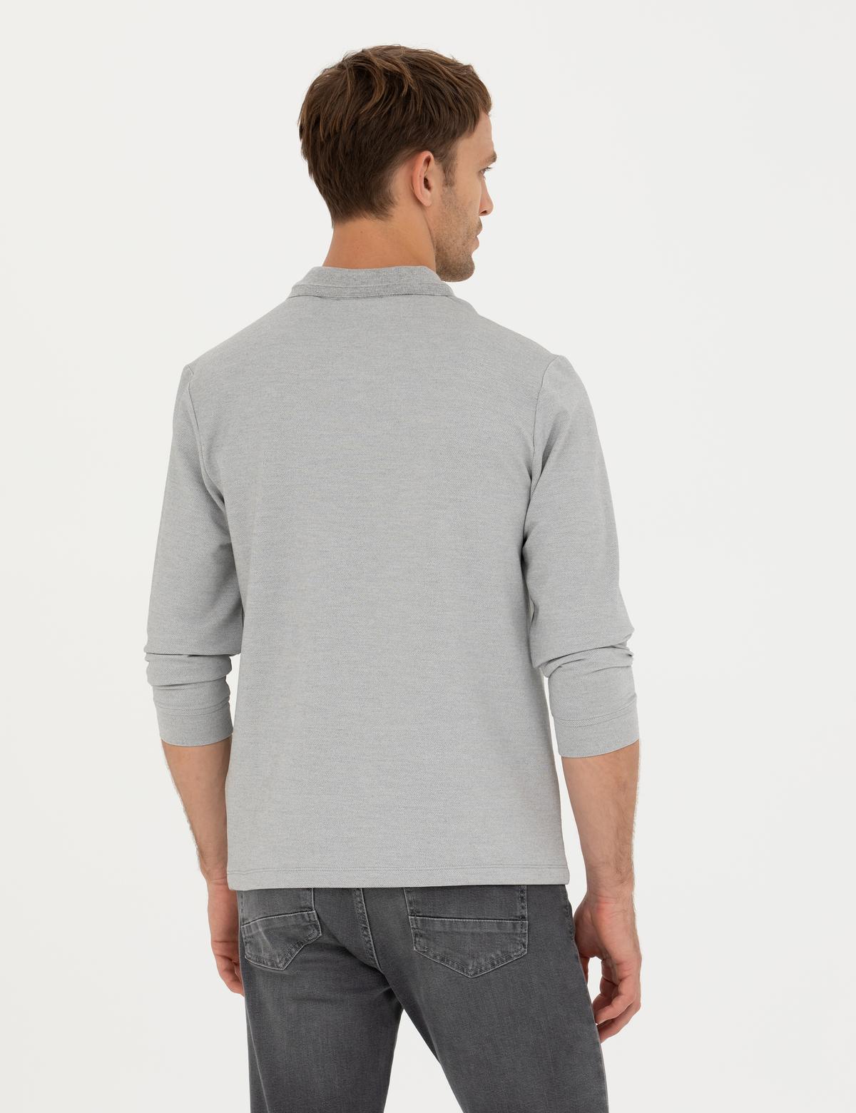 Gri Melanj Slim Fit Sweatshirt - 50279558028