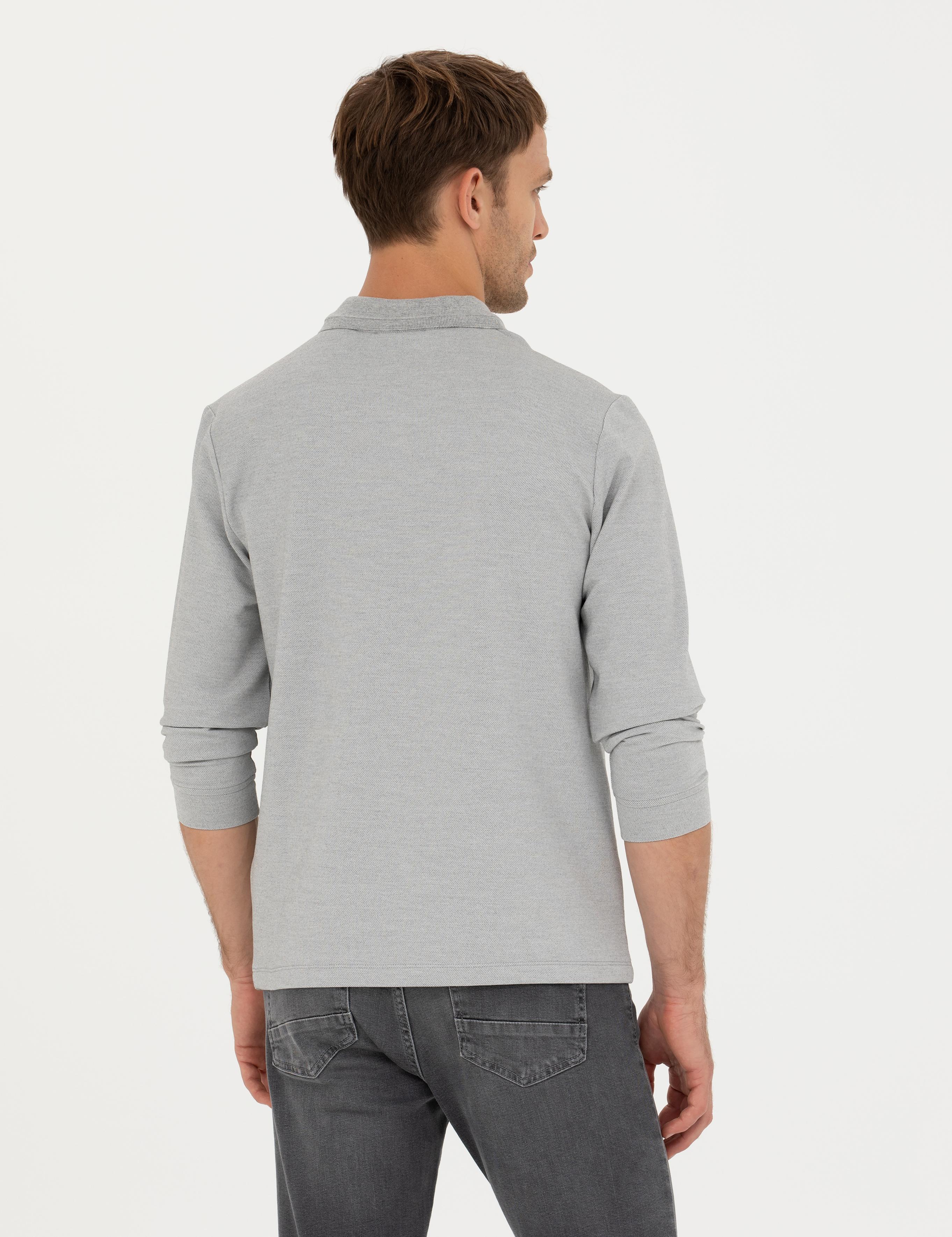 Gri Melanj Slim Fit Sweatshirt