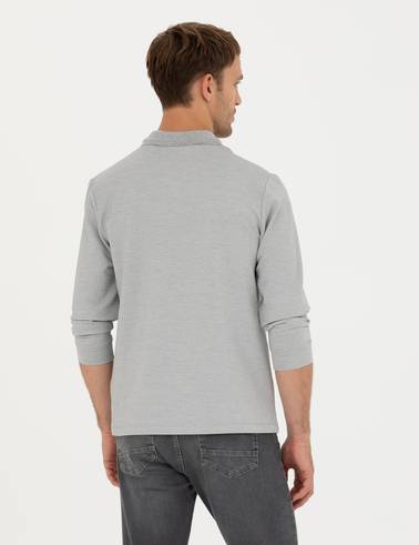 Gri Melanj Slim Fit Sweatshirt