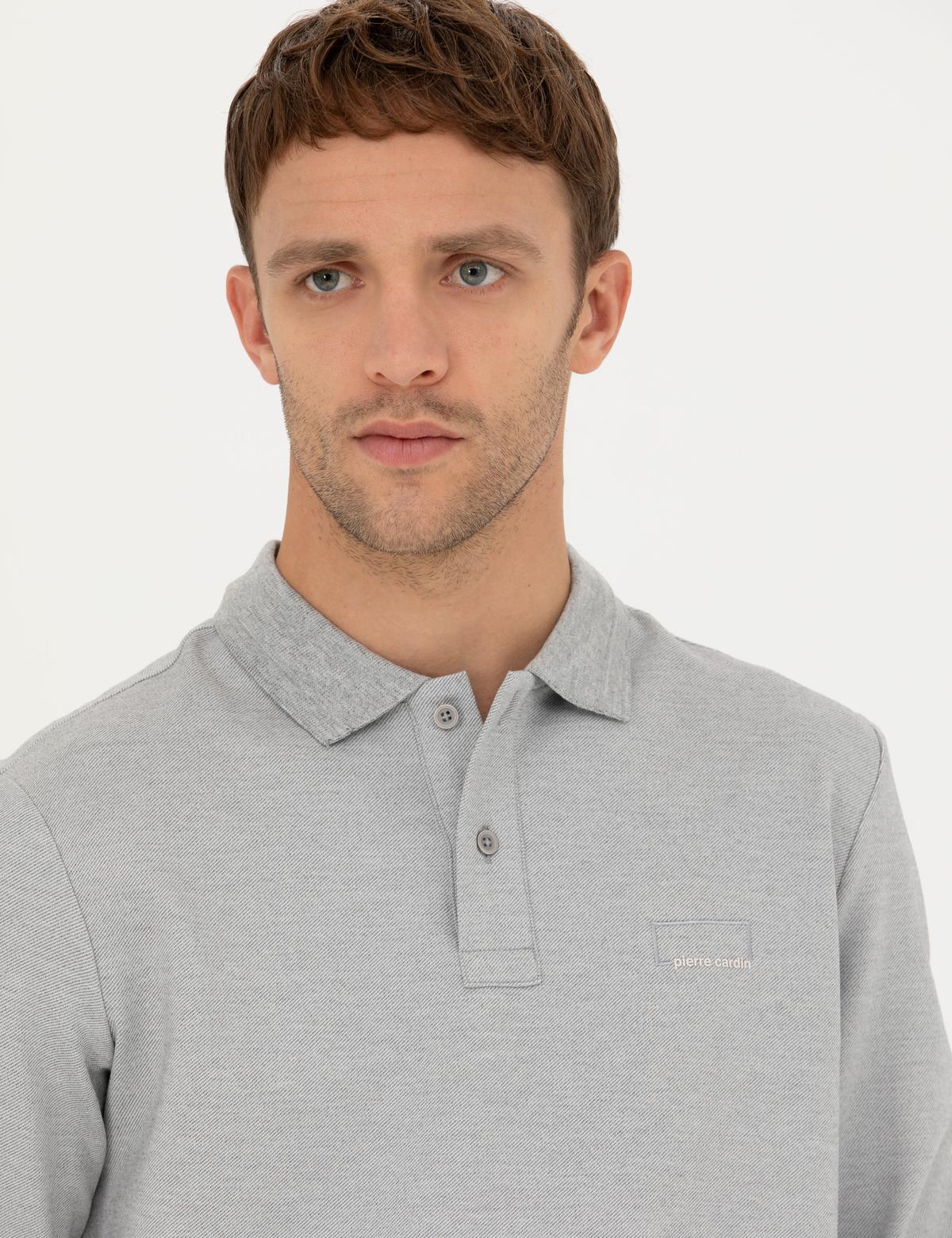 Gri Melanj Slim Fit Sweatshirt - 50279558028