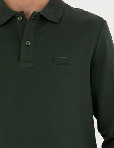 Koyu Yeşil Slim Fit Sweatshirt
