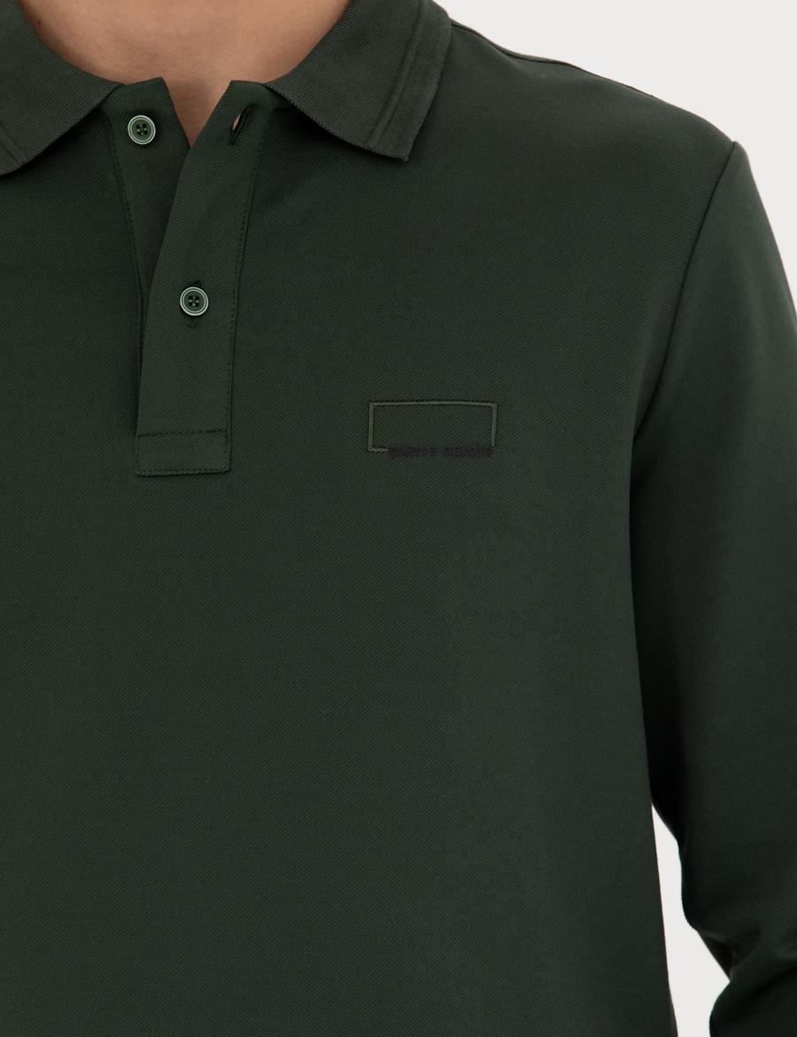 Koyu Yeşil Slim Fit Sweatshirt