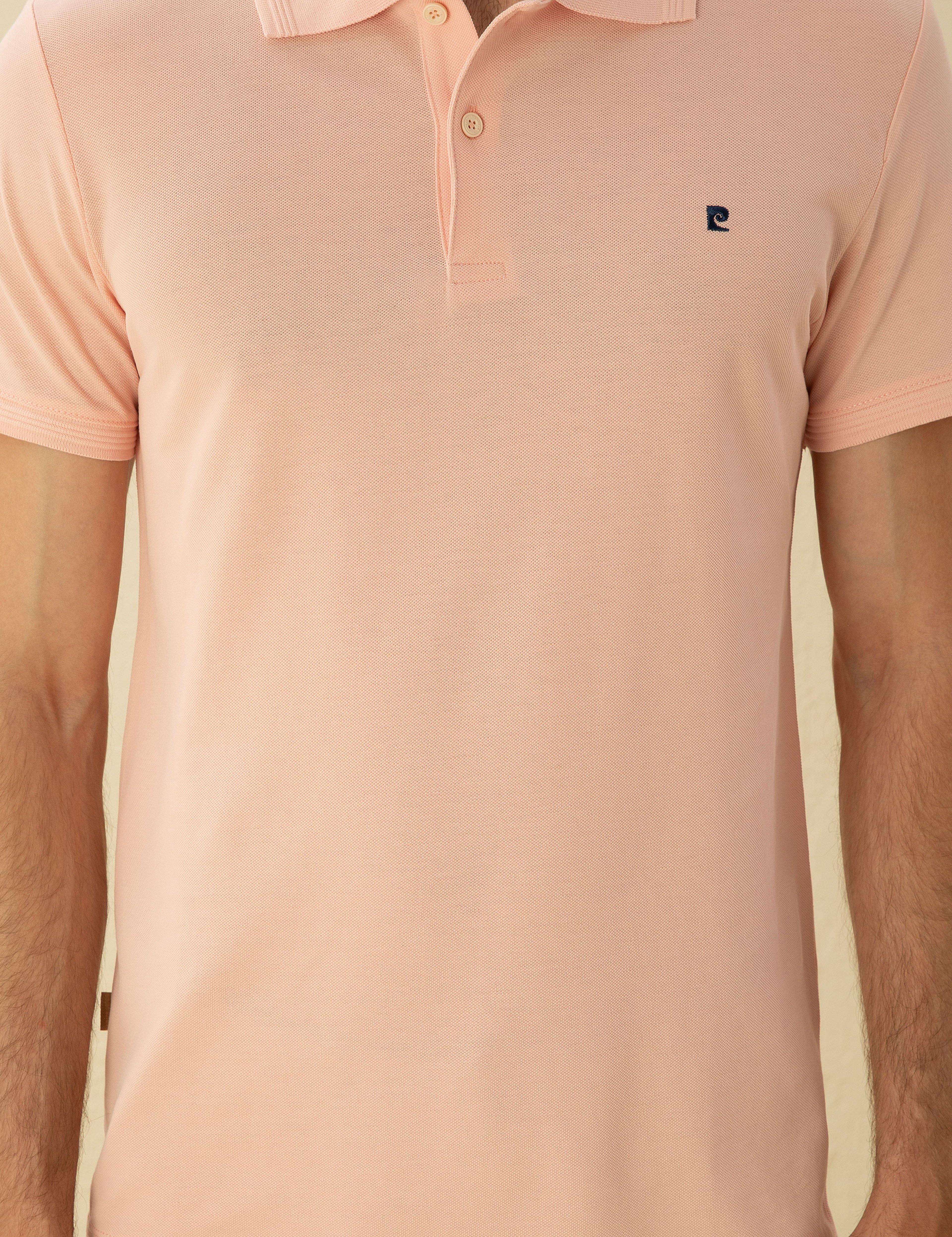 Pudra Slim Fit Basic Tişört - Image 6