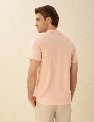 Pudra Slim Fit Basic Tişört