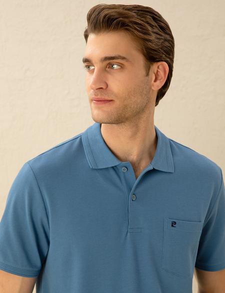 Koyu Mavi Regular Fit Basic Tişört - 50291576047