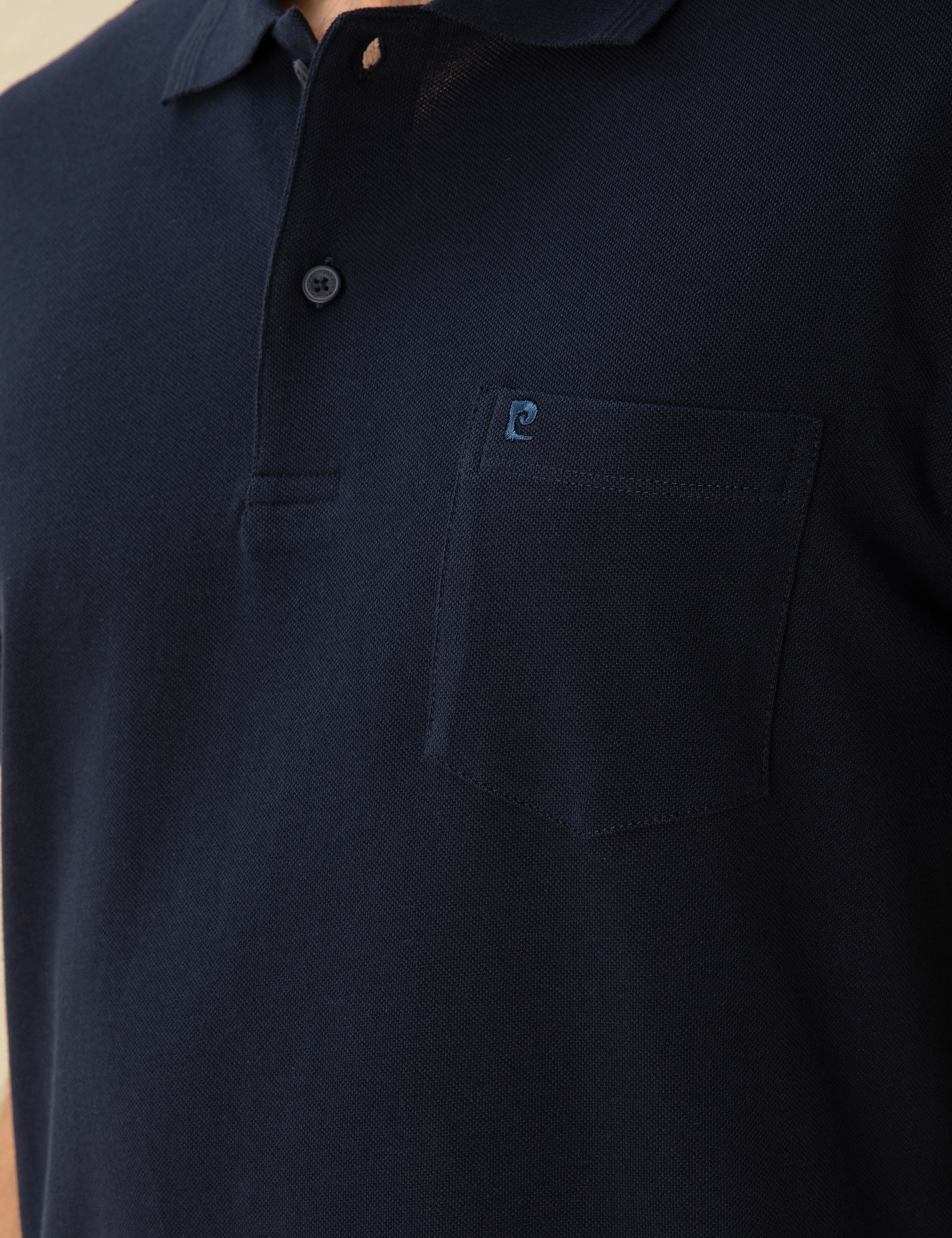 Lacivert Regular Fit Basic Tişört - Image 7