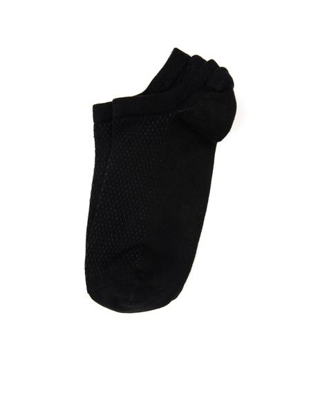 Erkek Bambu Karışımlı Siyah Patik Desenli Çorap - 50291766001