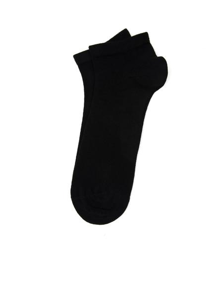 Erkek Siyah Düz Patik Çorap - 50291768001