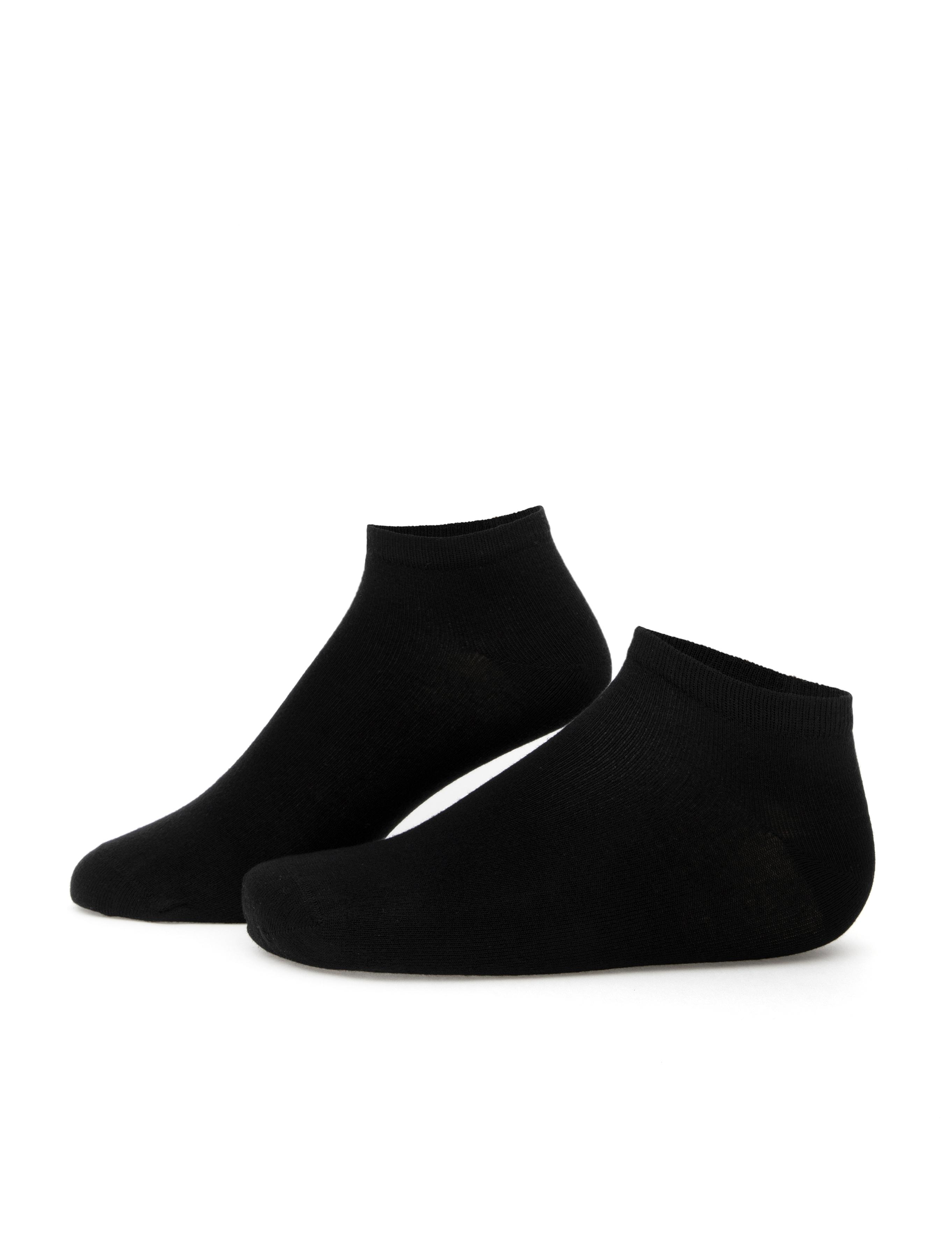 Erkek Siyah Düz Patik Çorap