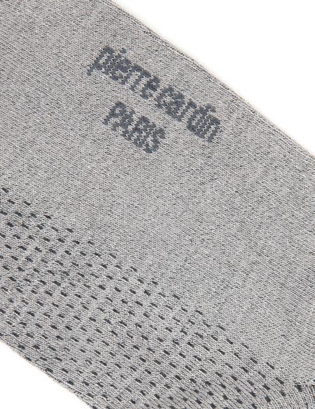 Erkek Bambu Karışımlı Gri Patik Desenli Çorap - 50291766002