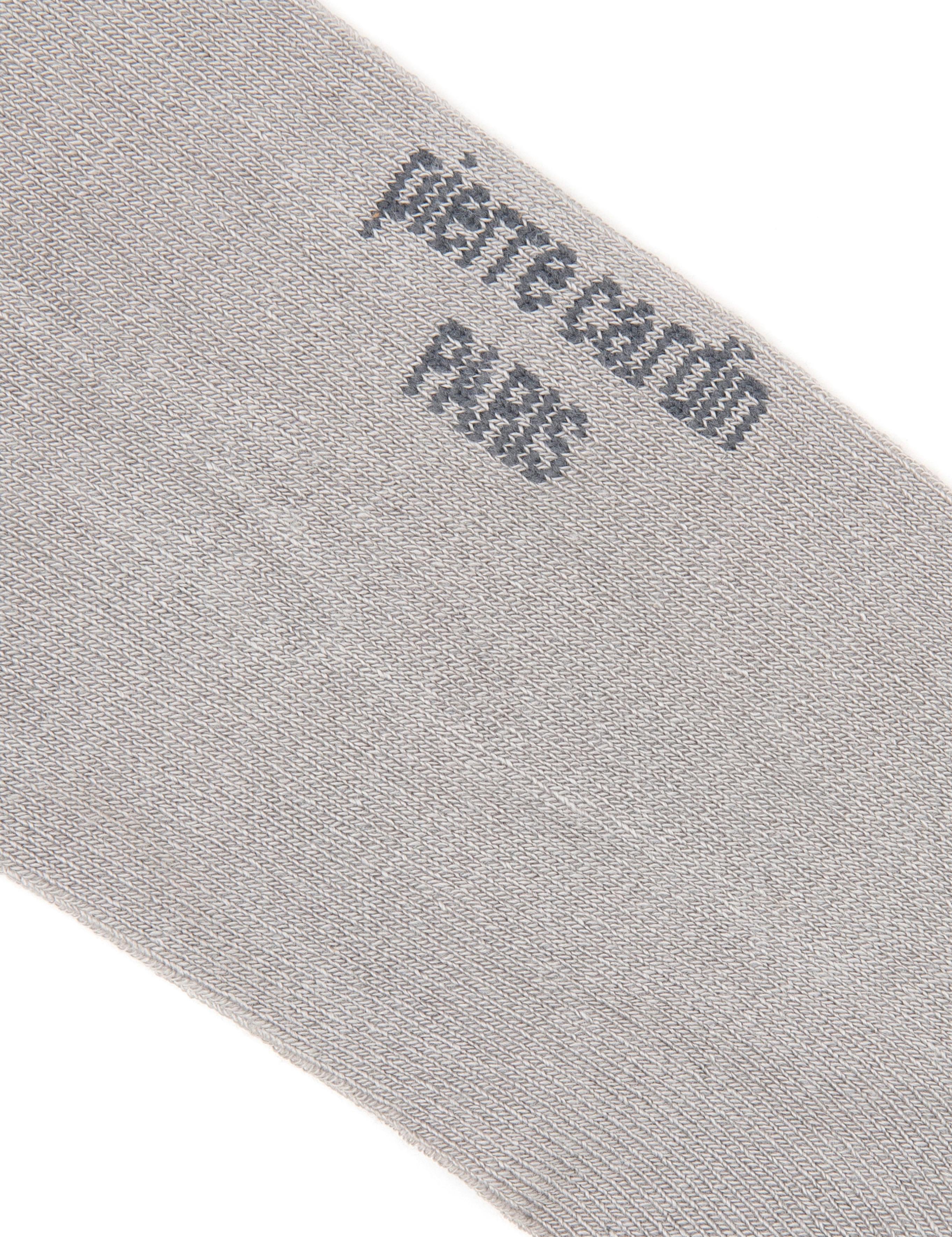 Erkek Gri Düz Patik Çorap