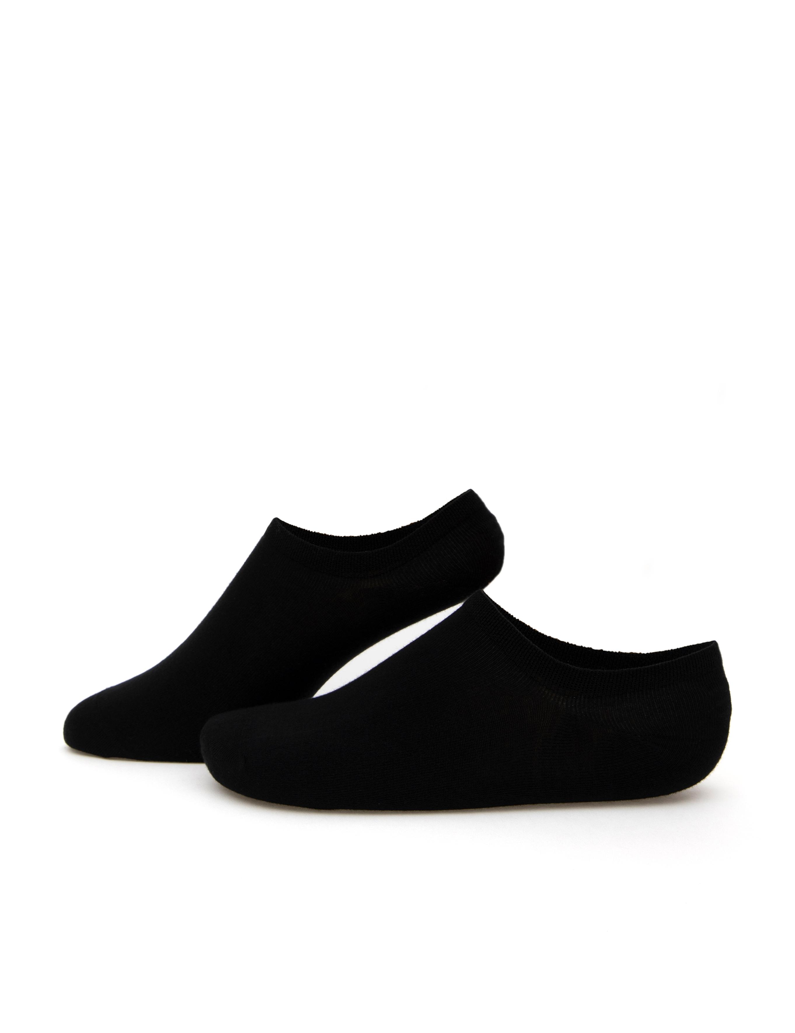 Erkek Siyah Düz Patik Çorap