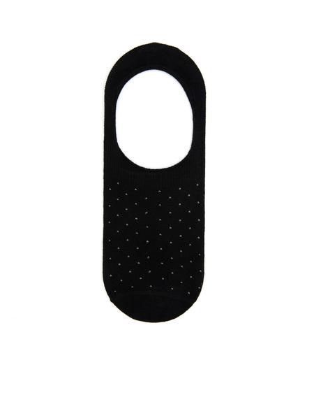 Erkek Bambu Karışımlı Siyah Babet Desenli Çorap - 50291782001