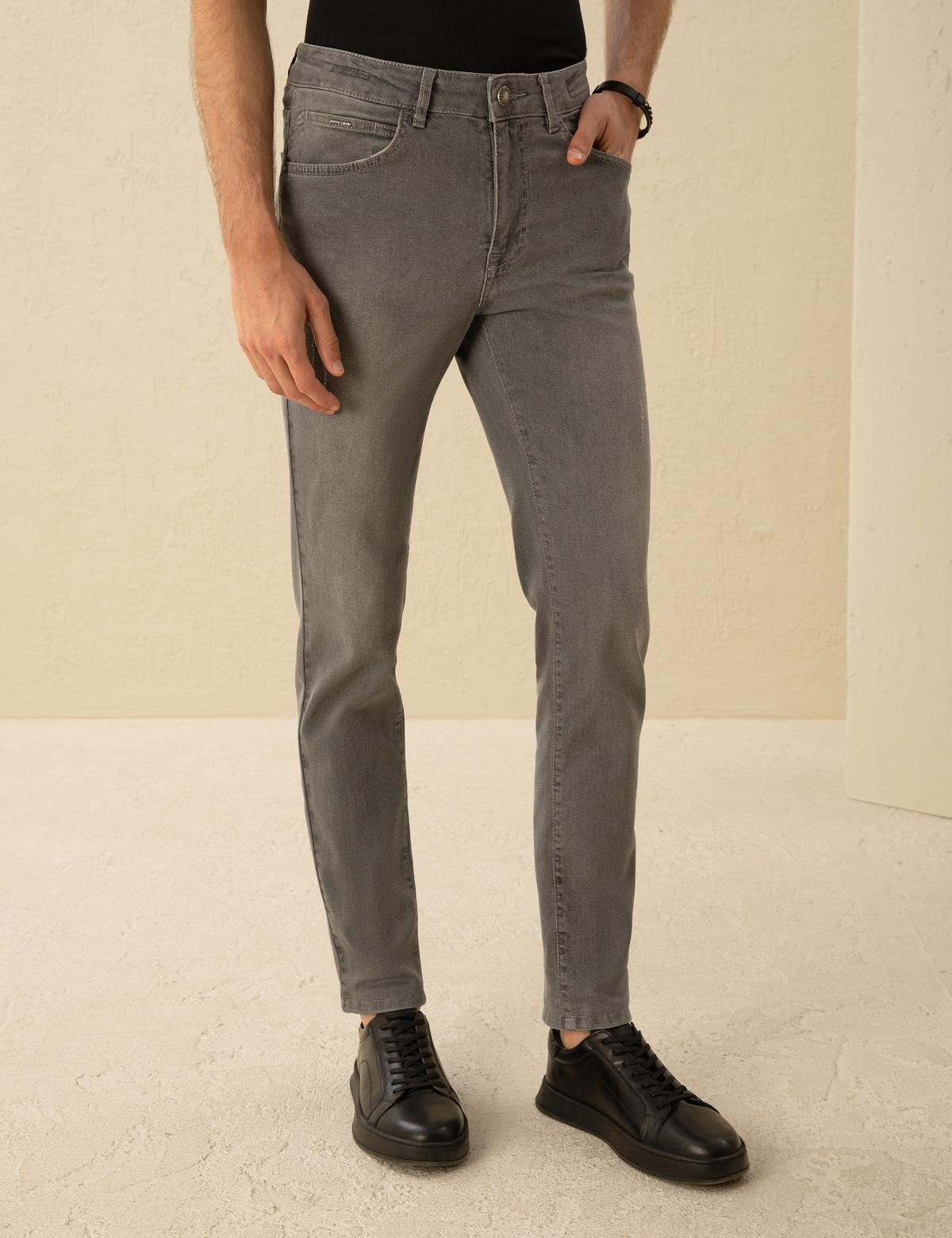 Gri Slim Fit Jean Pantolon - 50268913036