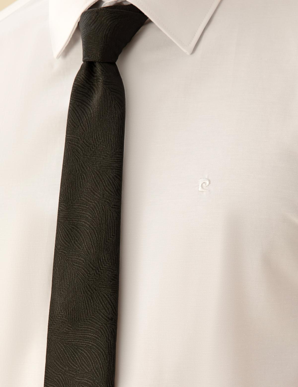 Beyaz Slim Fit Uzun Kollu Klasik Gömlek - 50275816032