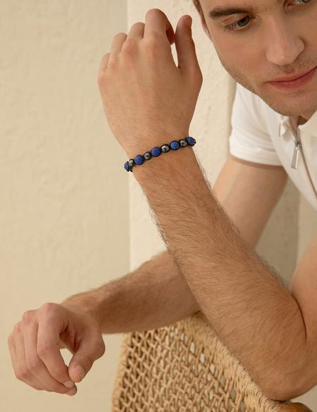 Lacivert Taş Bileklik - 50279223001