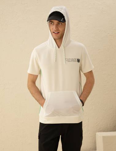 Ekru Regular Fit Sweatshirt