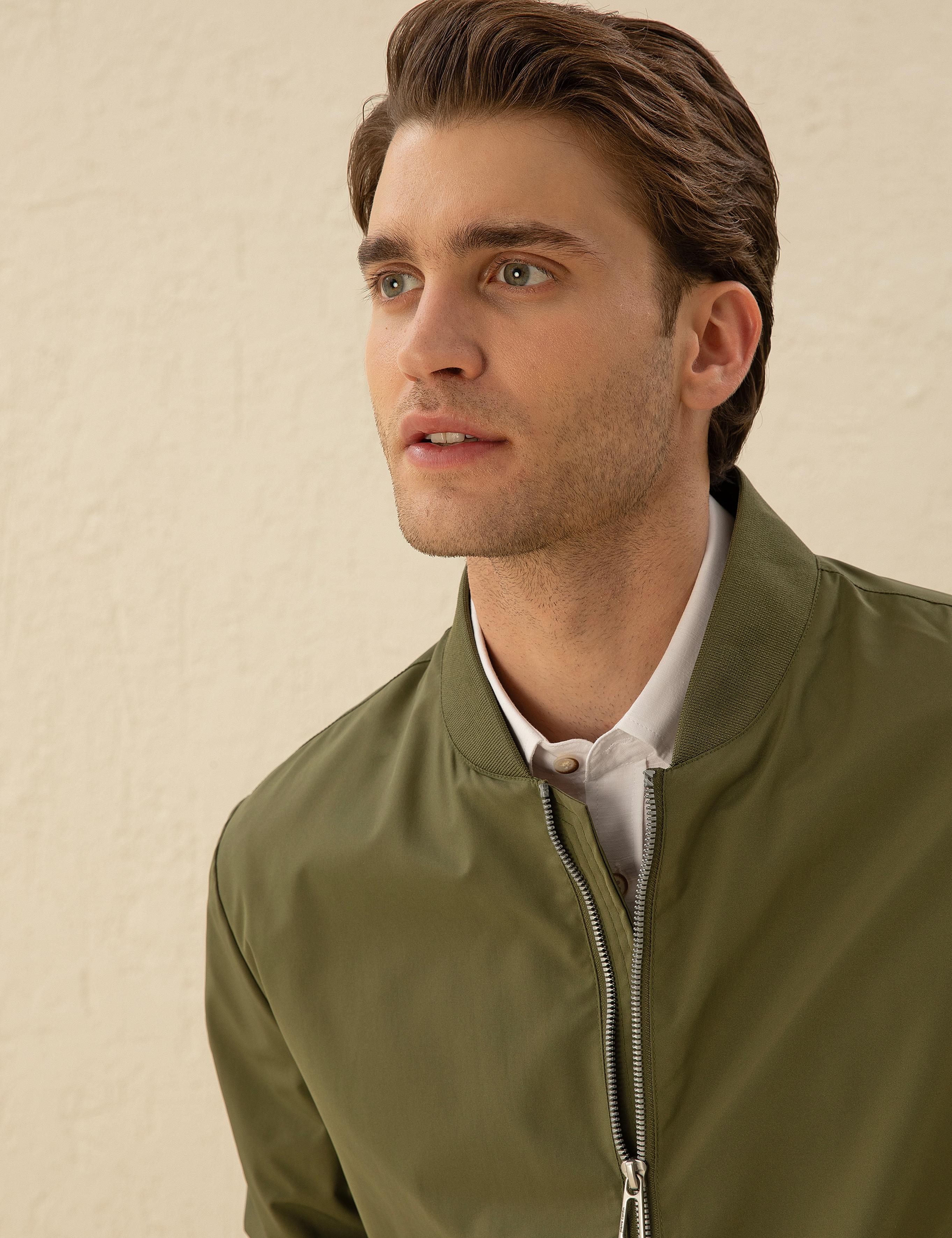 Haki Baharlık Mevsimlik Mont