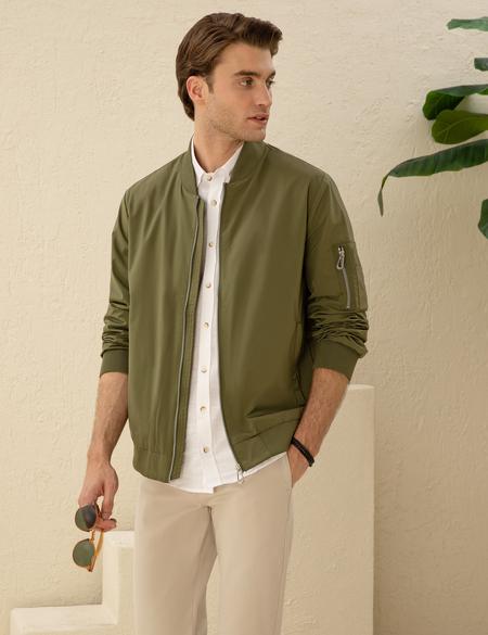 Haki Baharlık Mevsimlik Mont - 50287244048