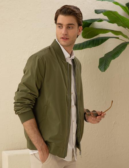 Haki Baharlık Mevsimlik Mont - 50287244048