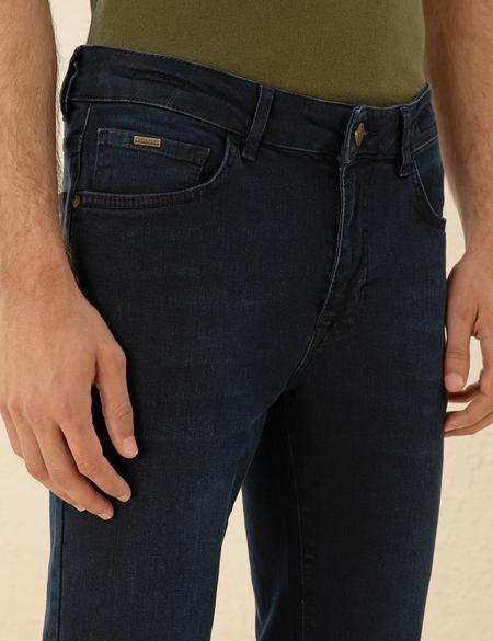 Koyu Lacivert Slim Fit Jean Pantolon - 50280557004