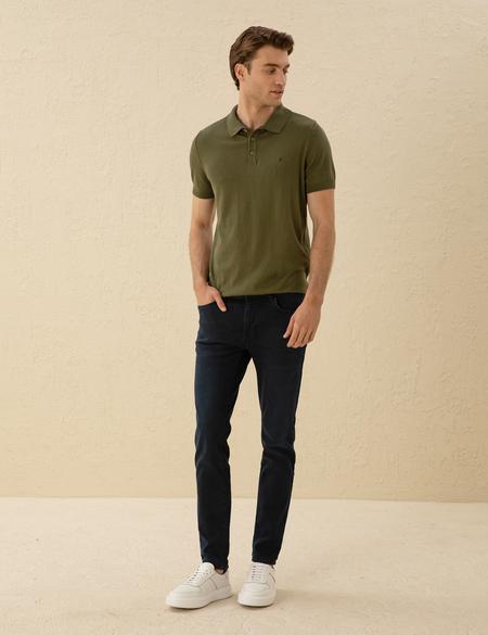Koyu Lacivert Slim Fit Jean Pantolon - 50280557004