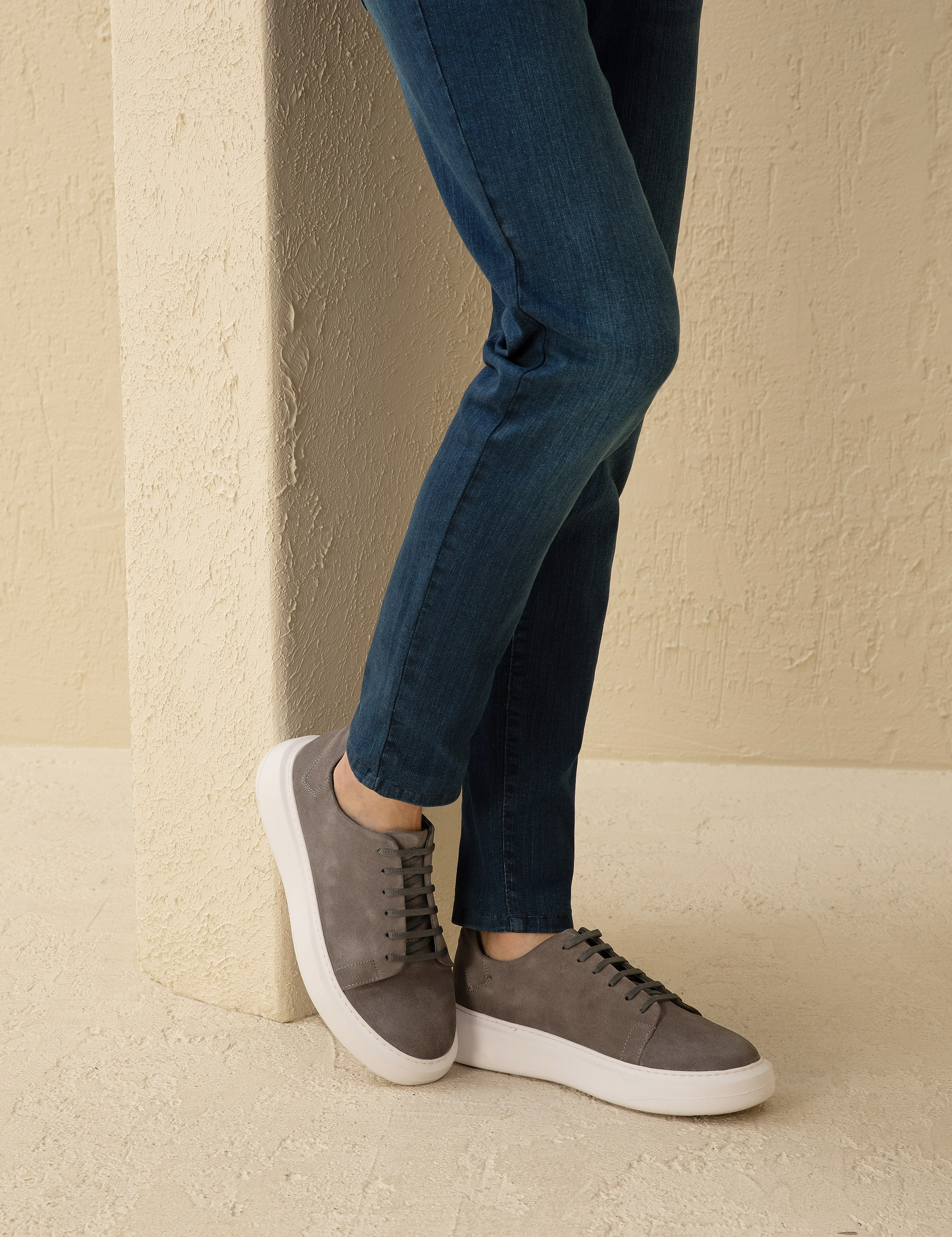 Açık Gri Casual Ayakkabı - Image 6