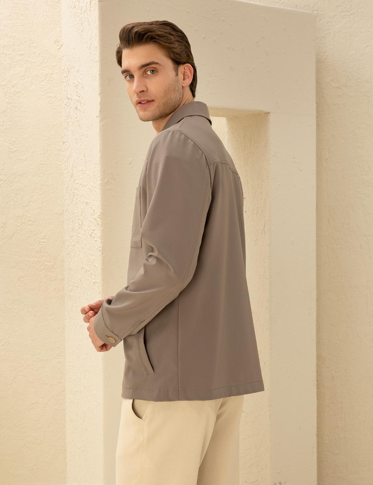 Vizon Regular Fit Düğmeli Ceket - 50288723071