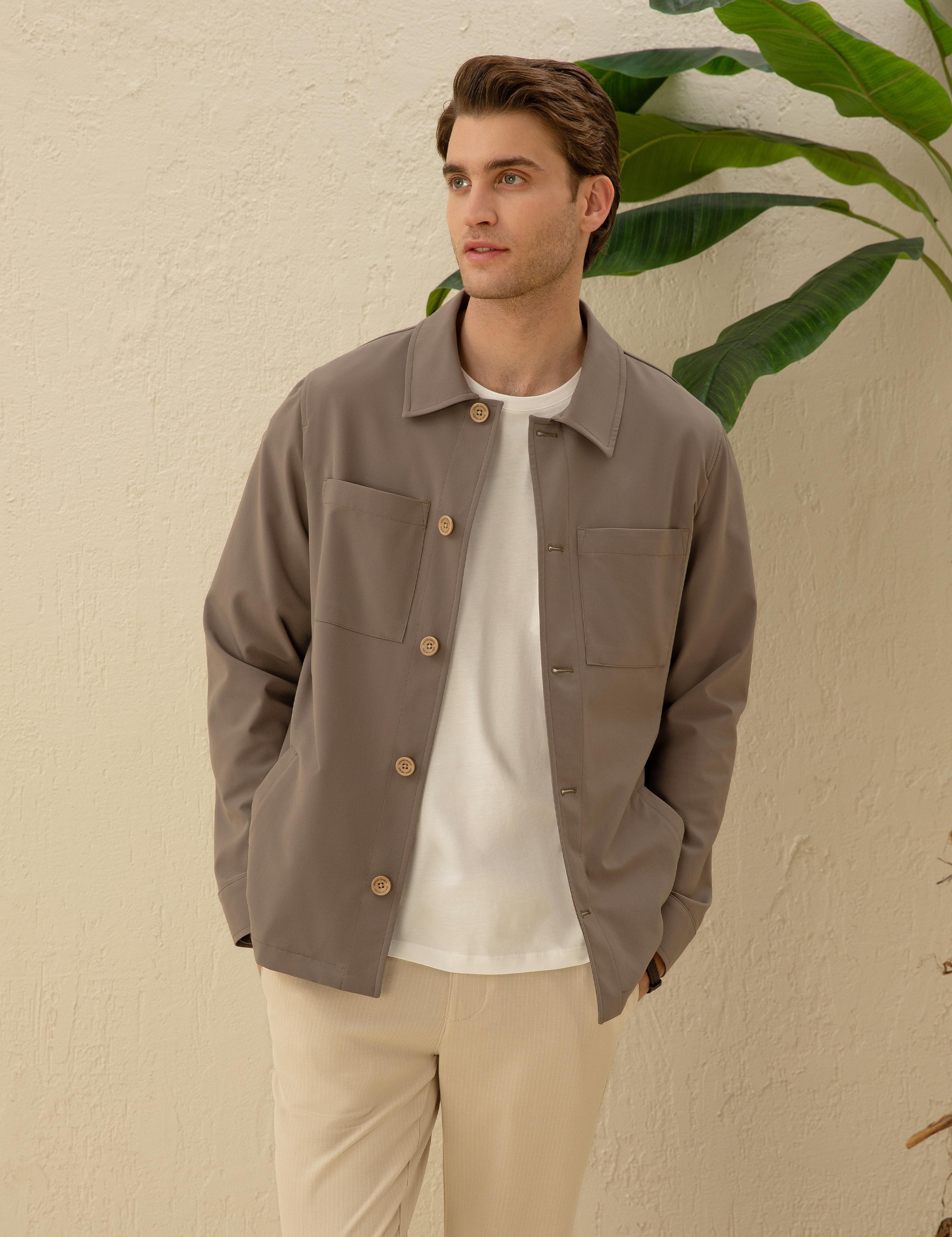 Vizon Regular Fit Düğmeli Ceket