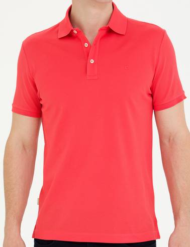 Nar Çiçeği Slim Fit Merserize Tişört
