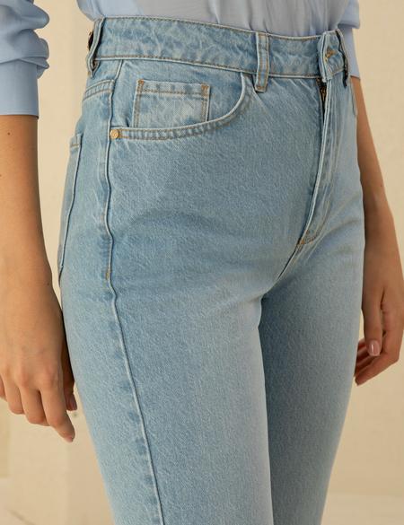 Açık Mavi Straight Fit Jean Pantolon - 50289441001