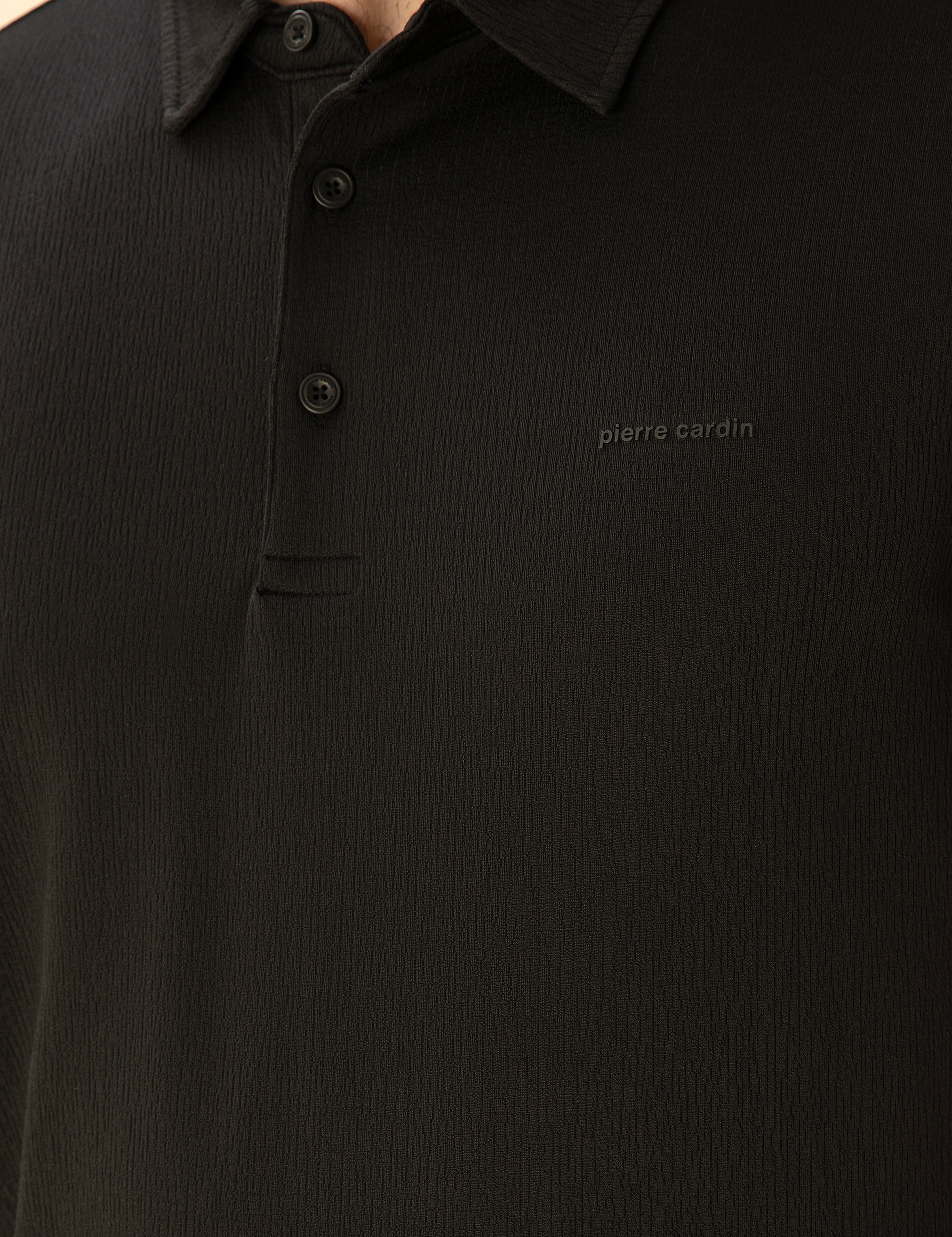Siyah Slim Fit Tişört - Image 7