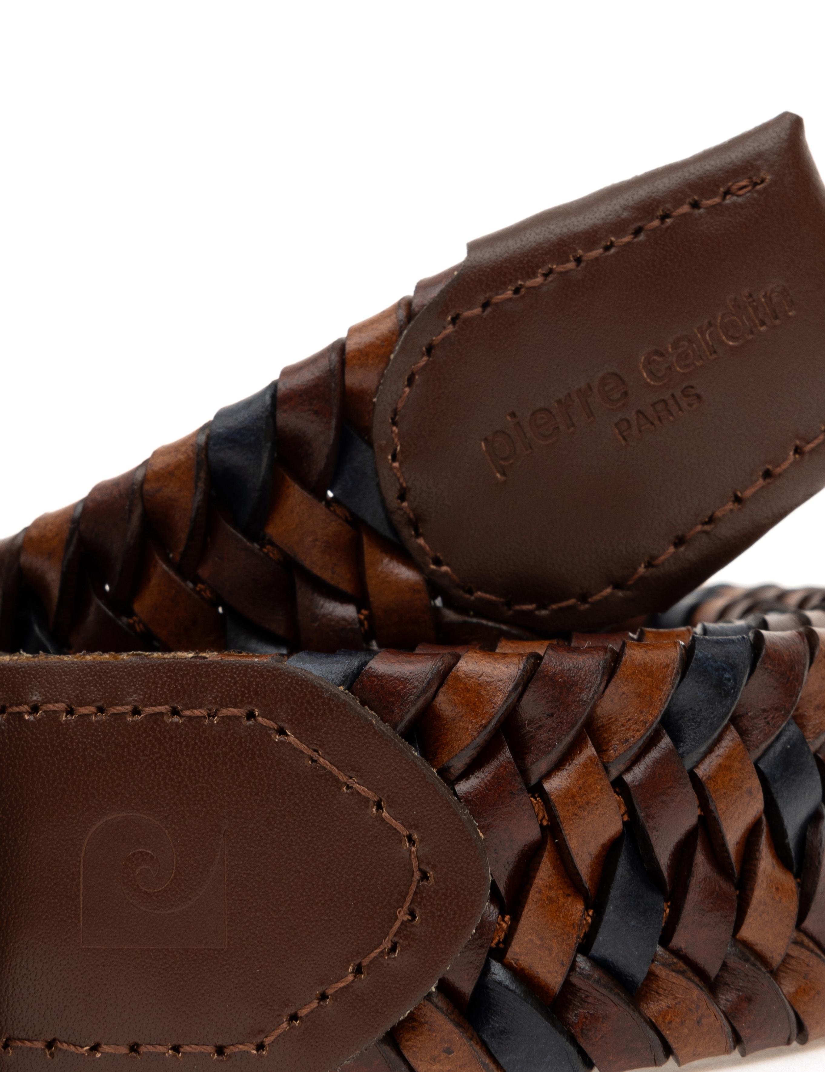 Kahverengi %100 Deri Örgü Kemer