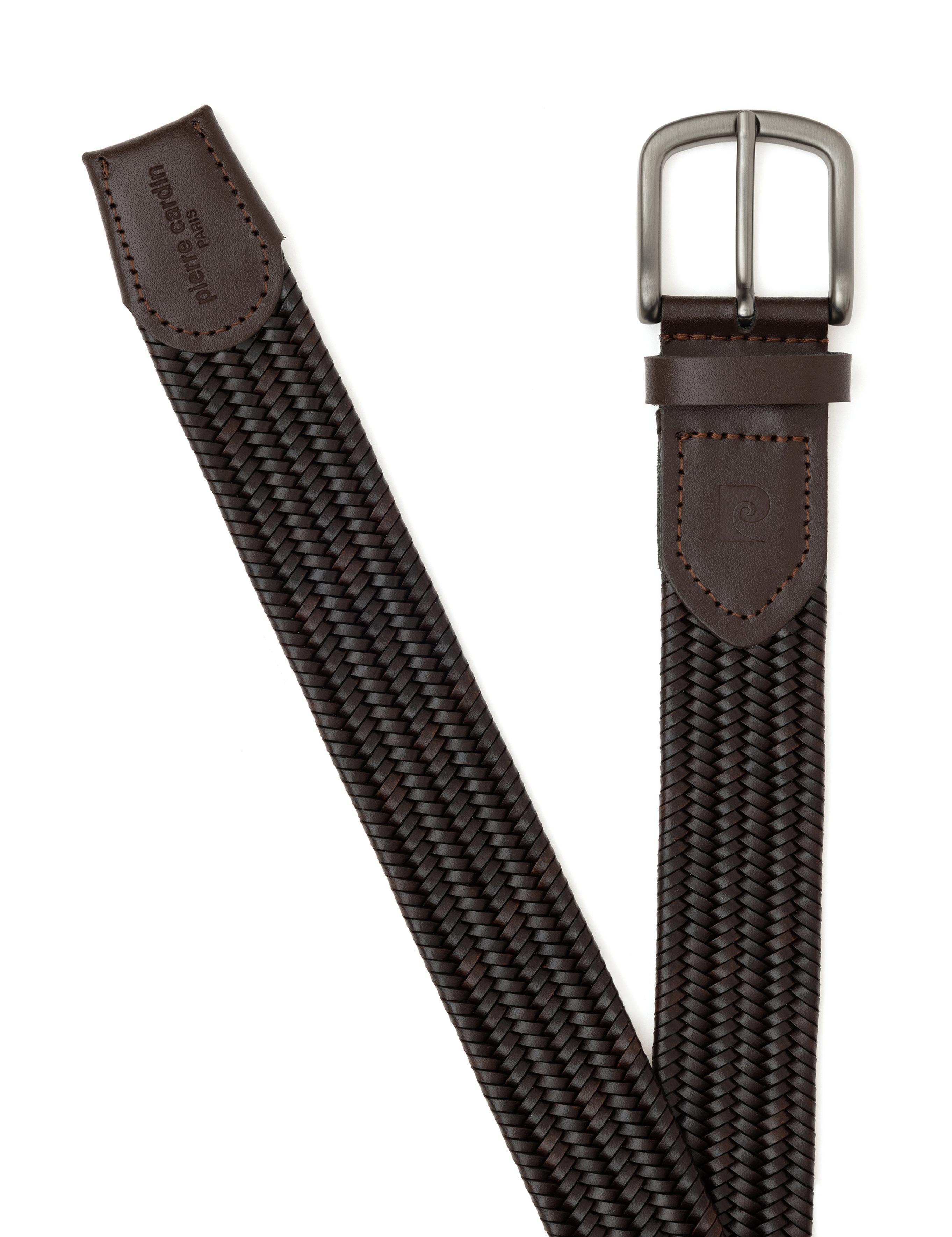 Kahverengi %100 Deri Örgü Kemer