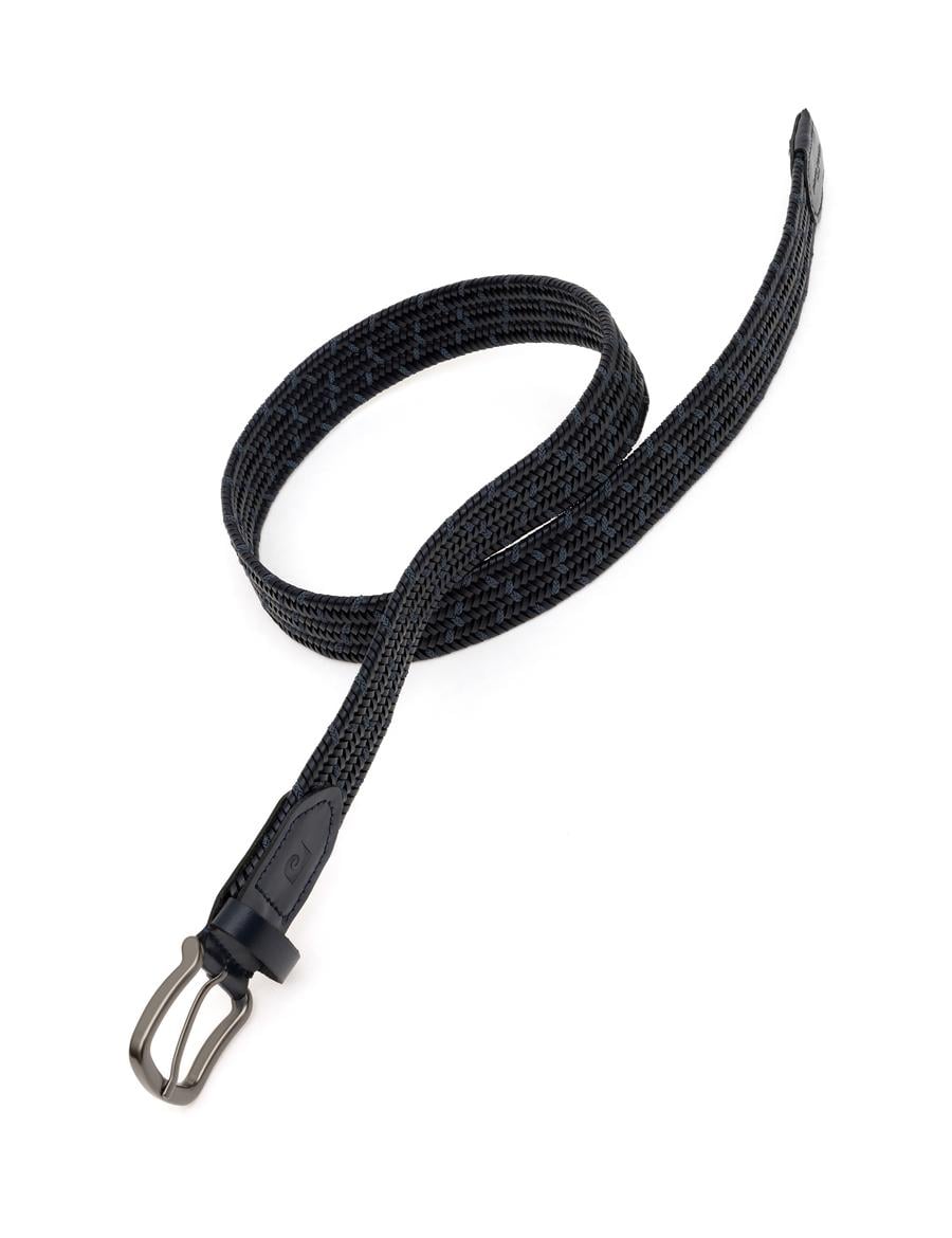 Lacivert %100 Deri Örgü Kemer