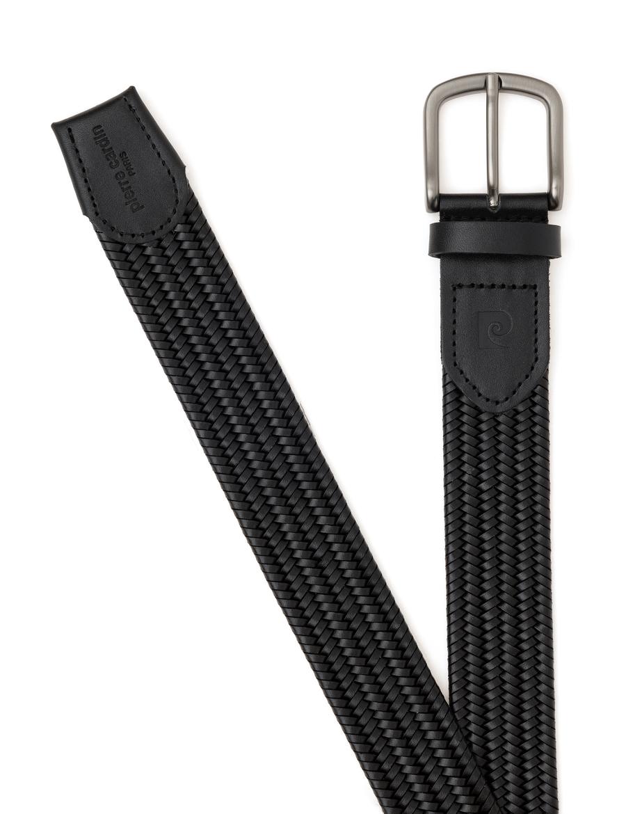 Siyah %100 Deri Örgü Kemer