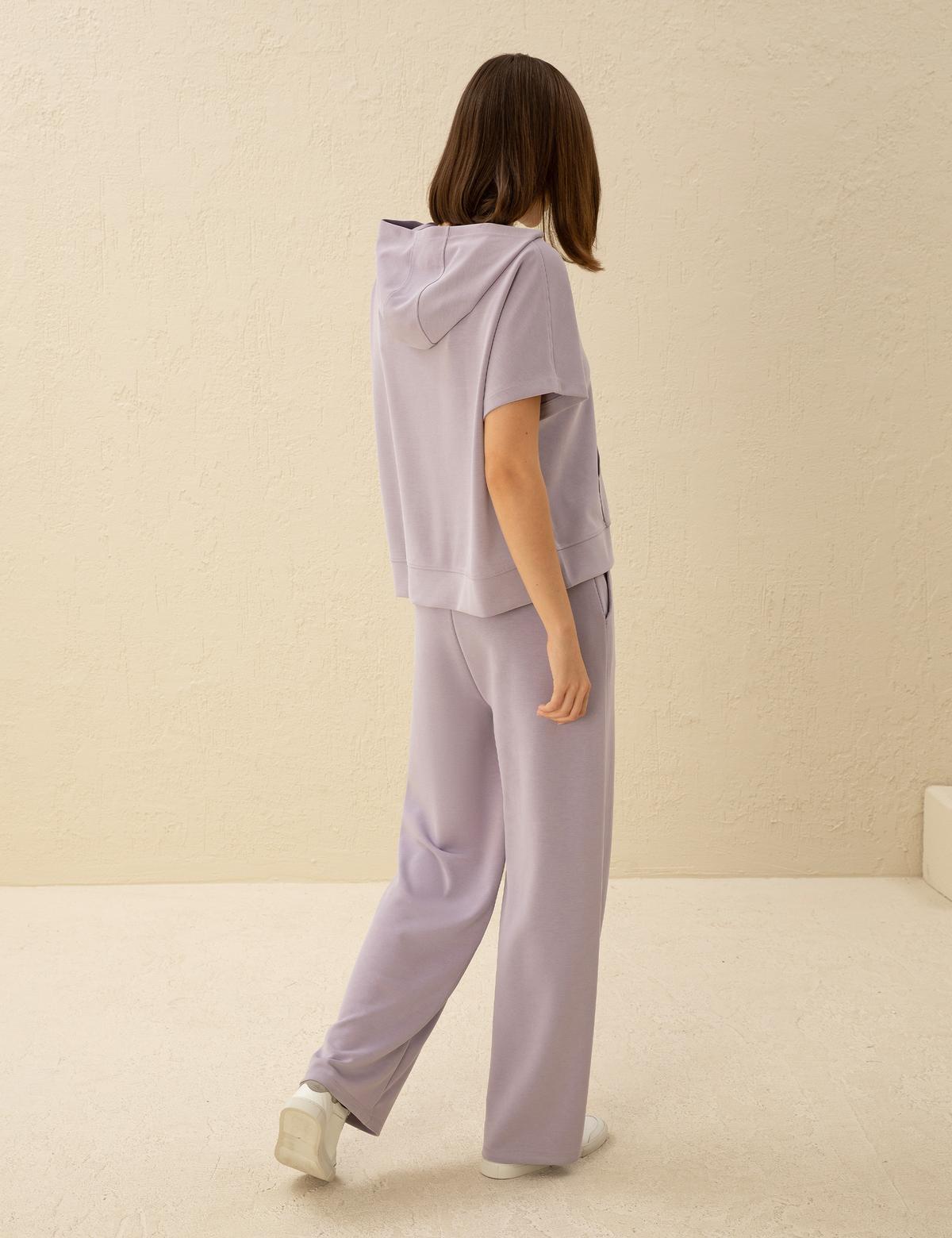 Lila Flare Fit Eşofman Altı - 50263360036